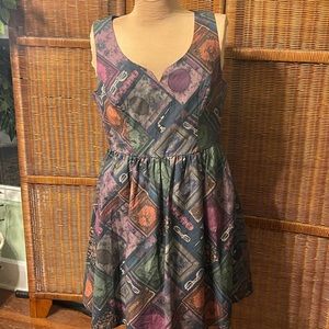 - ModCloth To Thrill A Mockingbird Sleeveless Fit & Flare Dress